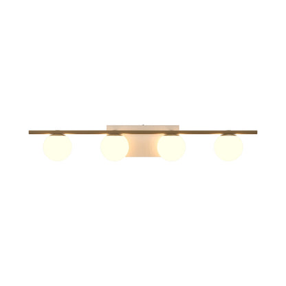 Sfera Multi Light Wall Light in Organic White (4-Light).