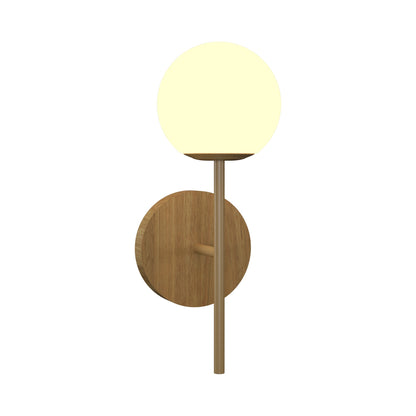 Sfera Single Wall Light in Louro Freijo.