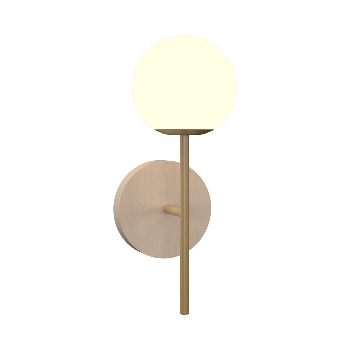 Sfera Single Wall Light in Organic Cappuccino.
