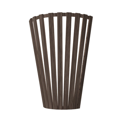 Slatted 456 Wall Light in American Walnut.