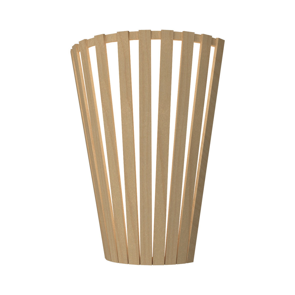 Slatted 456 Wall Light in Maple.
