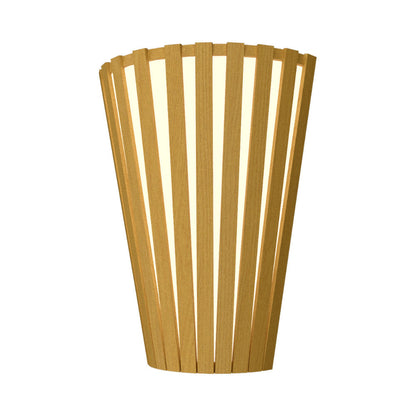 Slatted 456 Wall Light in Organic Gold.