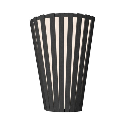 Slatted 456 Wall Light in Organic Lead Grey.