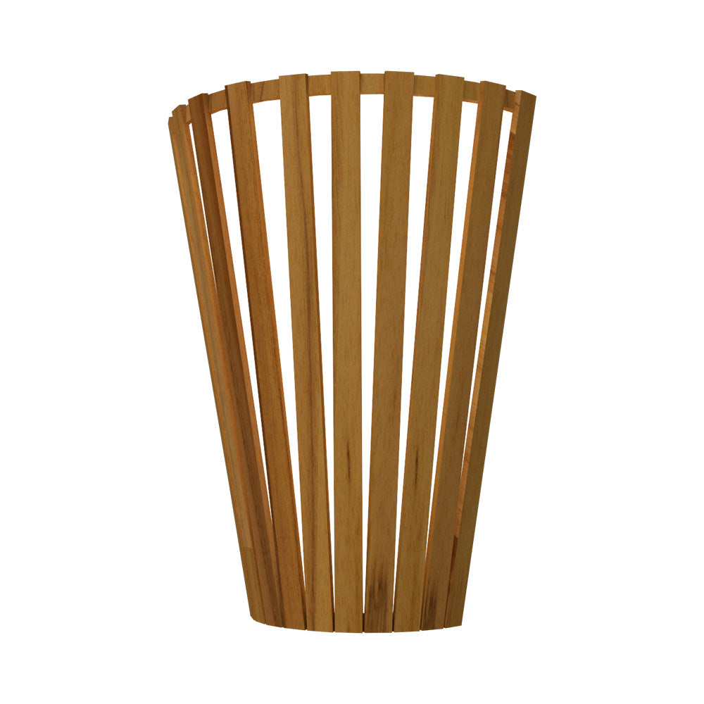 Slatted 456 Wall Light in Teak.