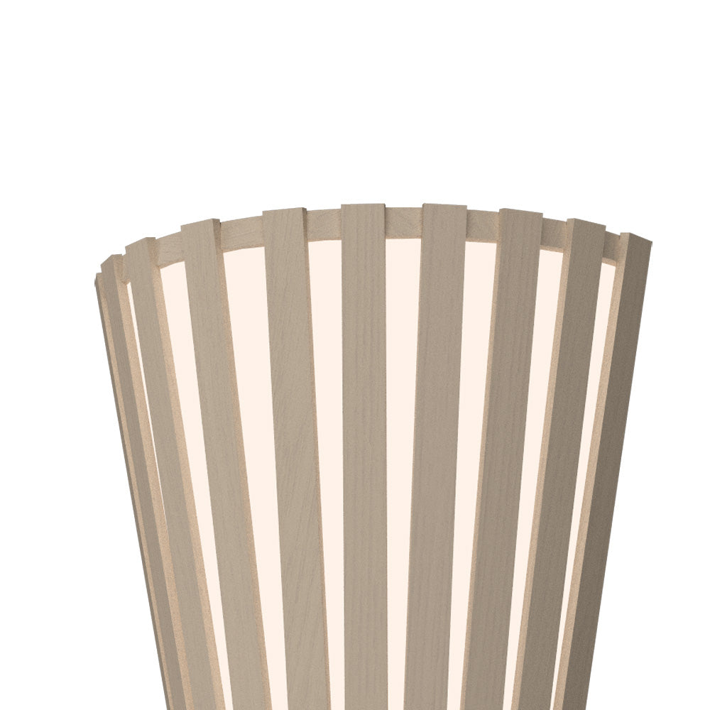 Slatted 456 Wall Light in Detail.