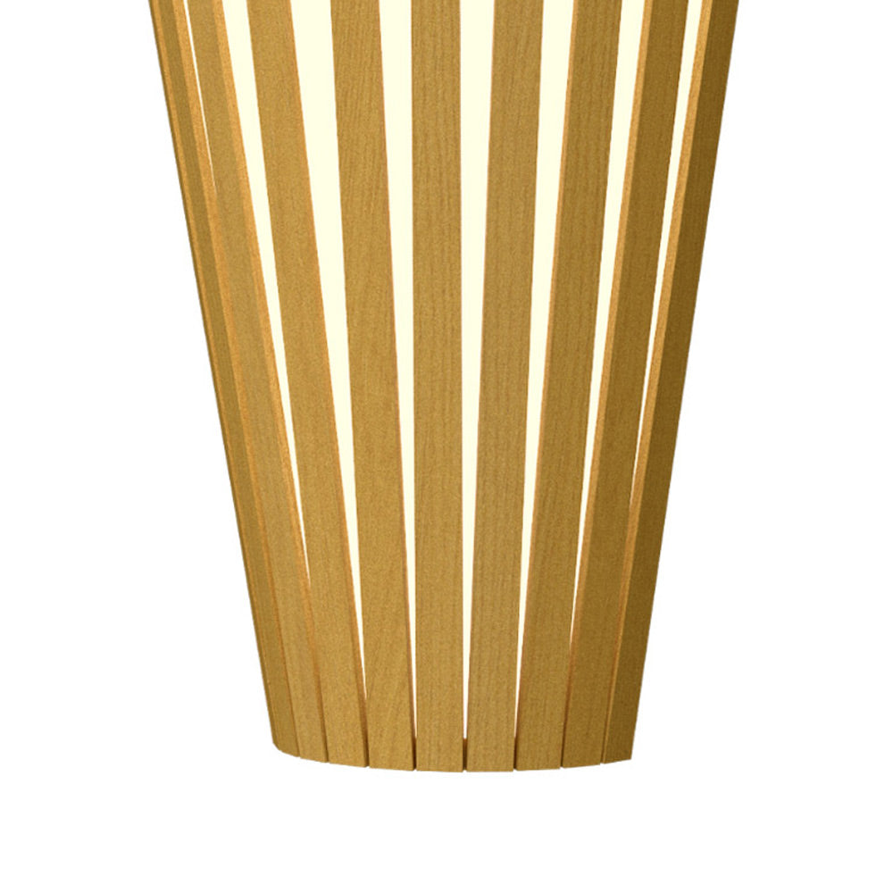 Slatted 456 Wall Light in Detail.