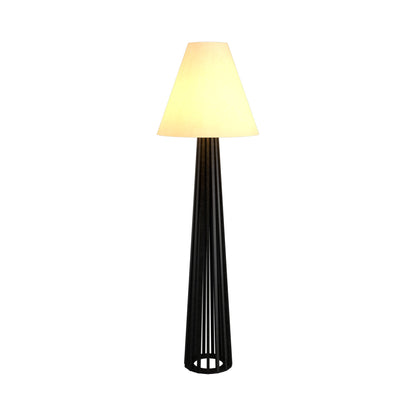 Slatted Floor Lamp in Charcoal.