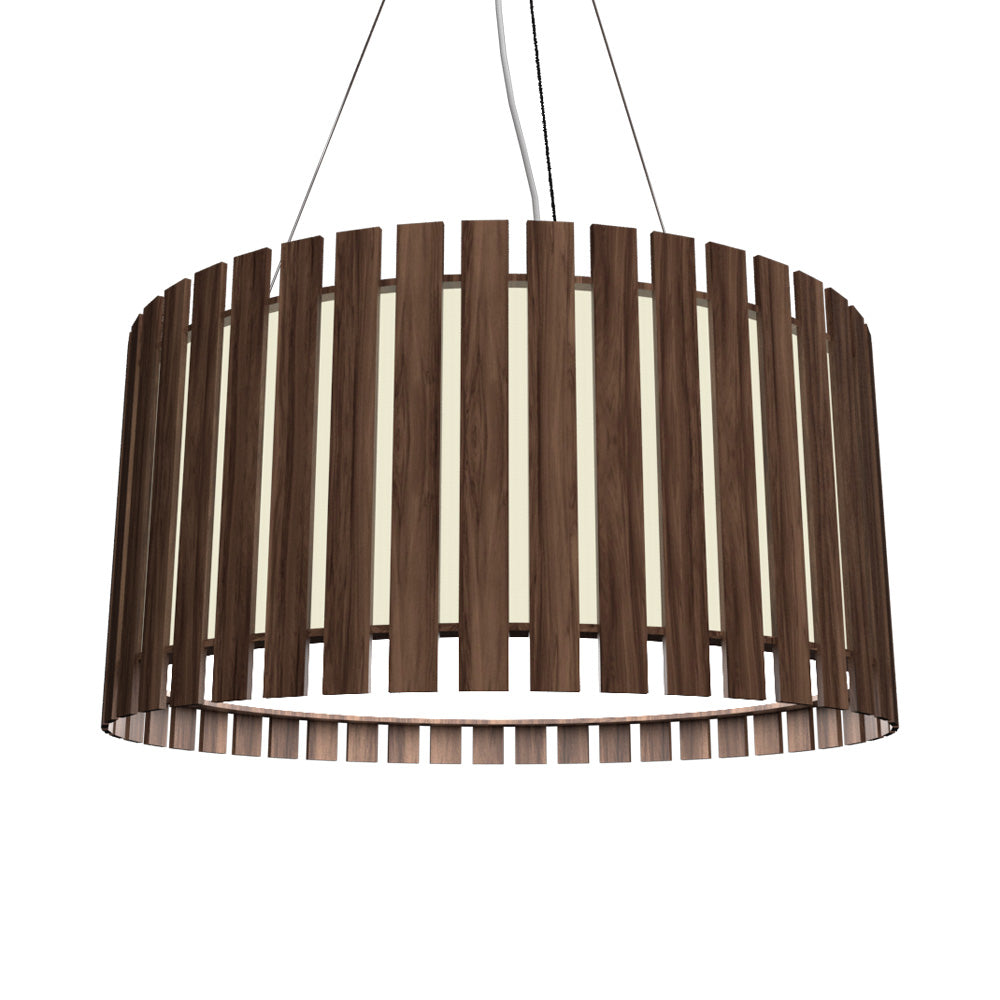 Slatted Pendant Light.