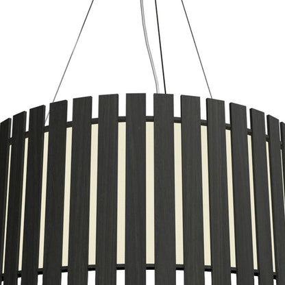 Slatted Pendant Light in Detail.