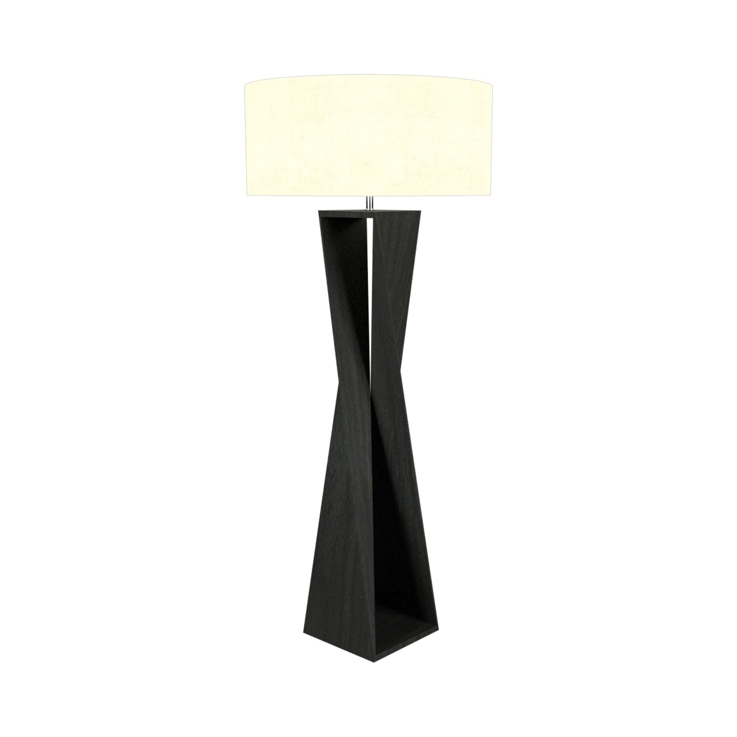 Spin Floor Lamp in Charcoal.