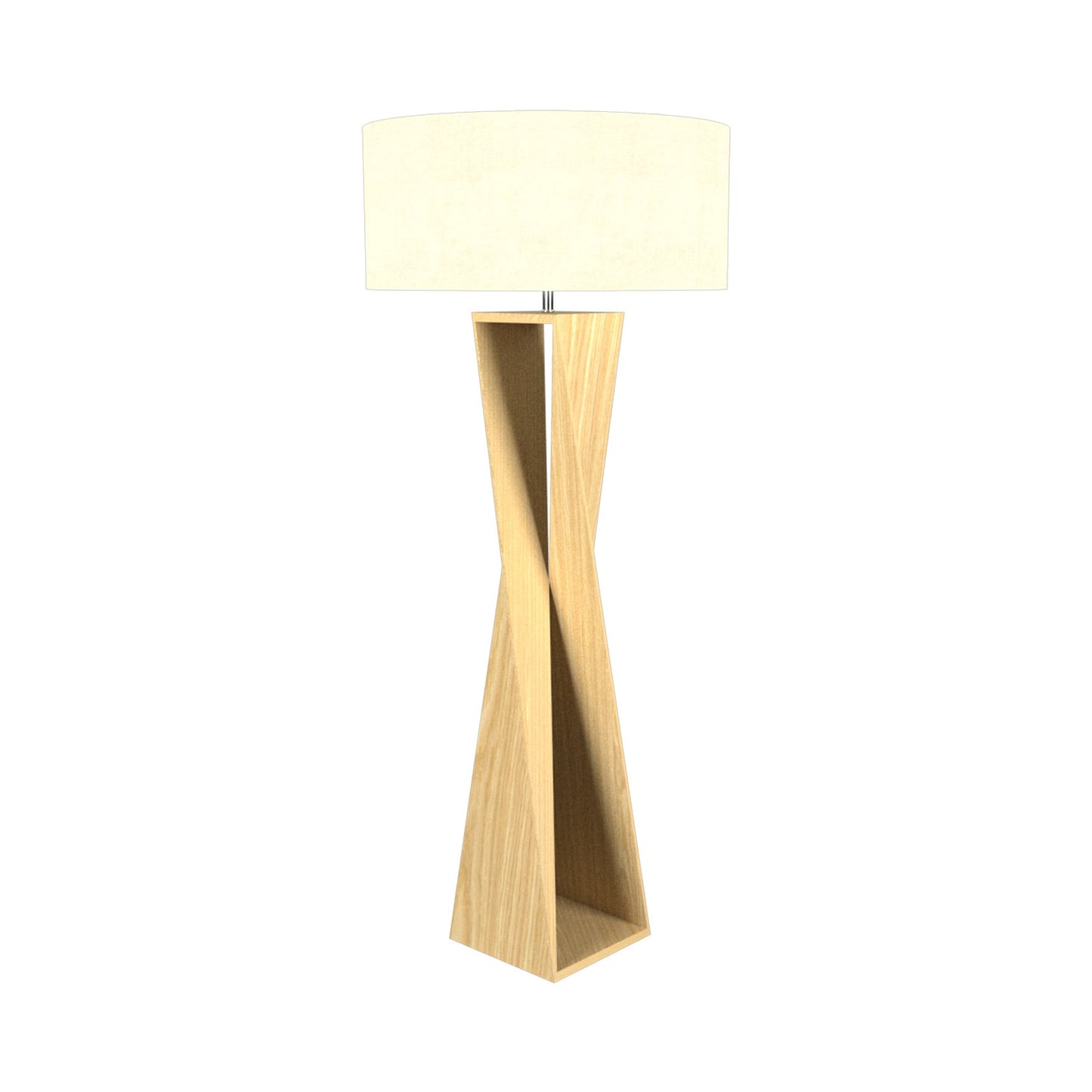 Spin Floor Lamp in Sand.