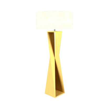 Spin Floor Lamp in Organic Gold.