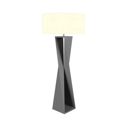 Spin Floor Lamp in Organic Lead Grey.