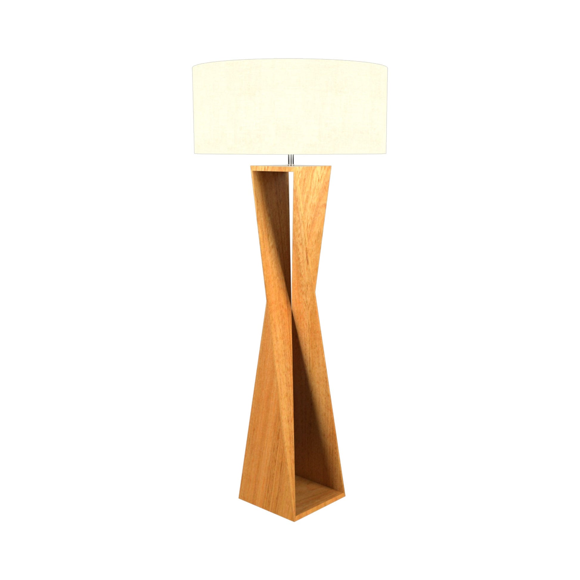 Spin Floor Lamp in Louro Freijo.