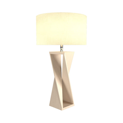 Spin Table Lamp in Organic Cappuccino.