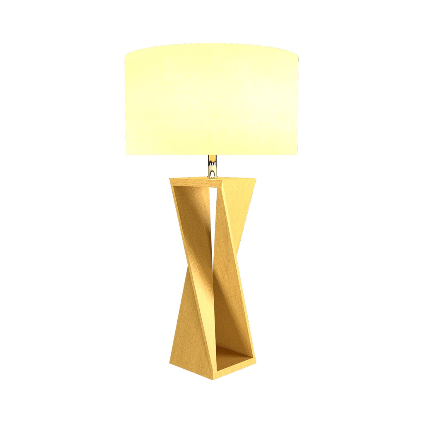 Spin Table Lamp in Organic Gold.