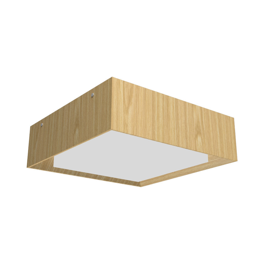 Squares LED Flush Mount Ceiling Light in Sand (15.75-Inch).
