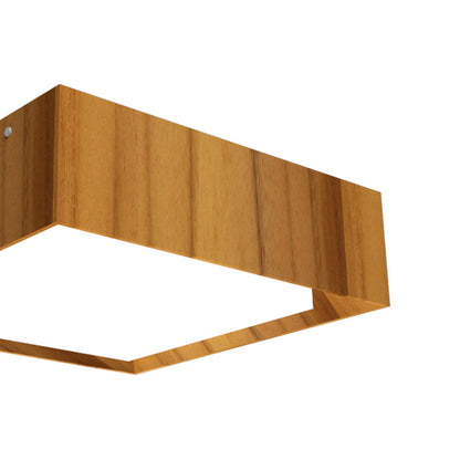 Squares LED Flush Mount Ceiling Light in Detail.