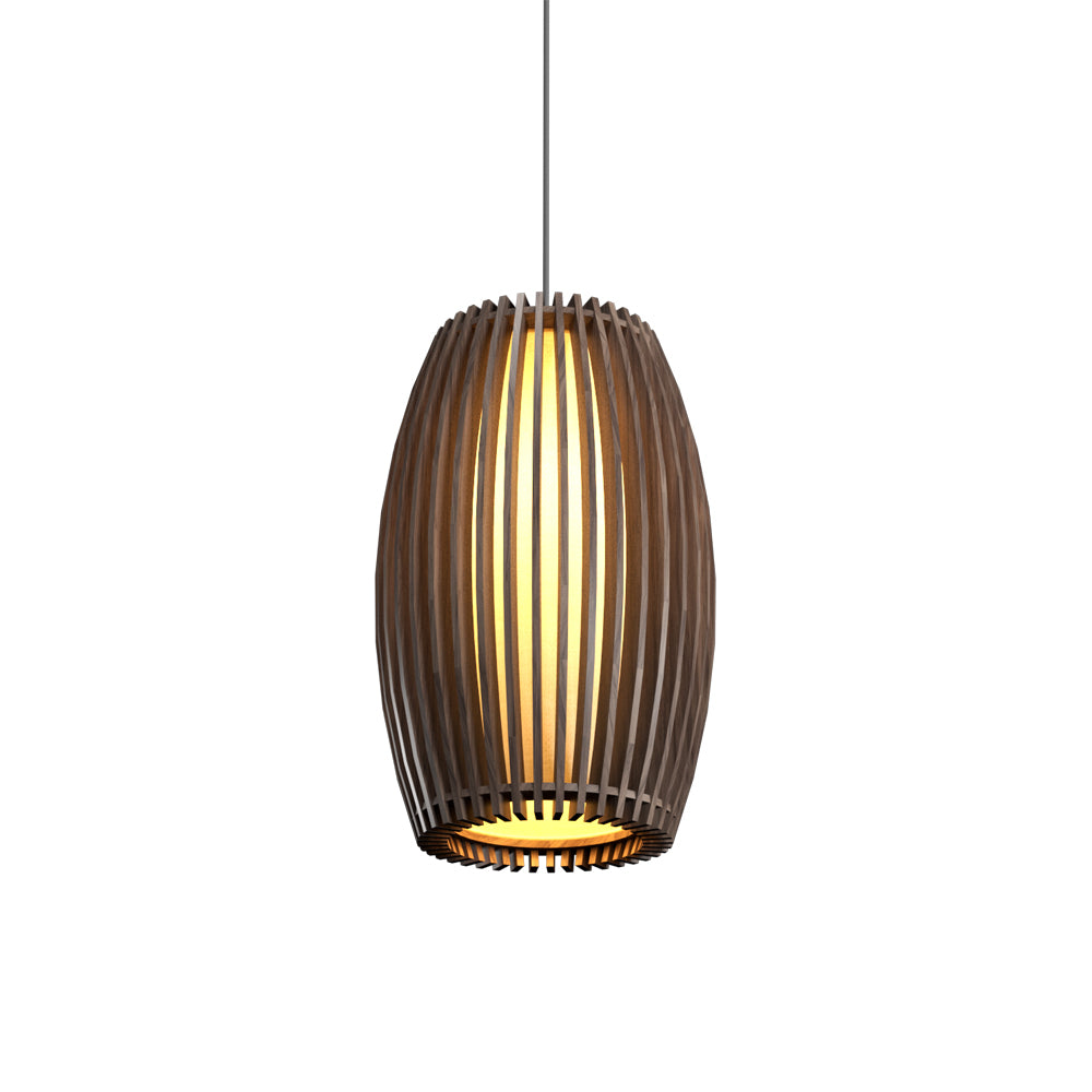 Stecche Di Legno 1140 Pendant Light in American Walnut.