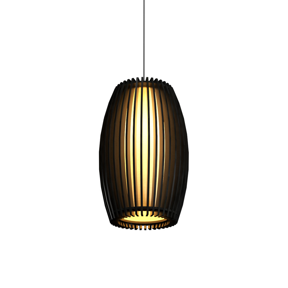 Stecche Di Legno 1140 Pendant Light in Charcoal.