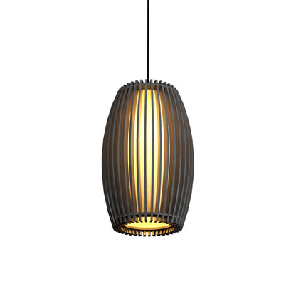 Stecche Di Legno 1140 Pendant Light in Organic Lead Grey.