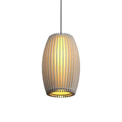 Stecche Di Legno 1140 Pendant Light in Organic White.