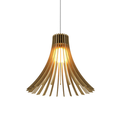 Stecche Di Legno 1181 Pendant Light in Organic Gold.