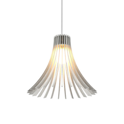 Stecche Di Legno 1181 Pendant Light in Organic White.