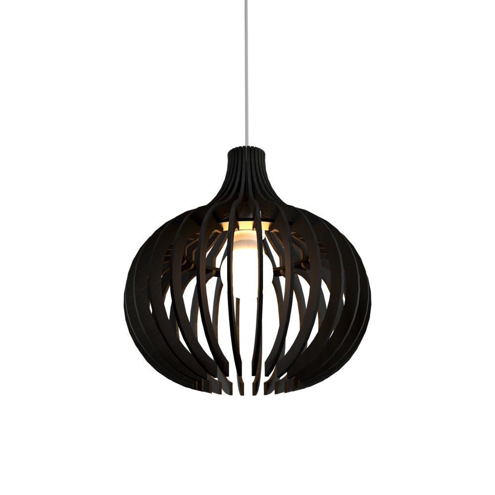 Stecche Di Legno 1182 Pendant Light in Charcoal.