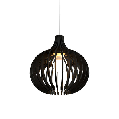 Stecche Di Legno 1182 Pendant Light in Charcoal.