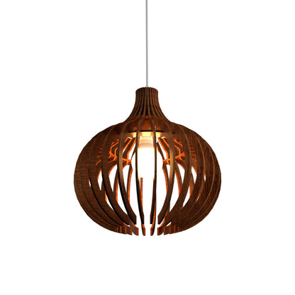Stecche Di Legno 1182 Pendant Light in Imbuia.