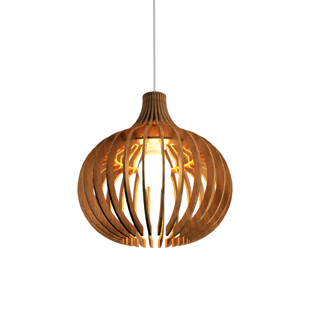 Stecche Di Legno 1182 Pendant Light in Louro Freijo.