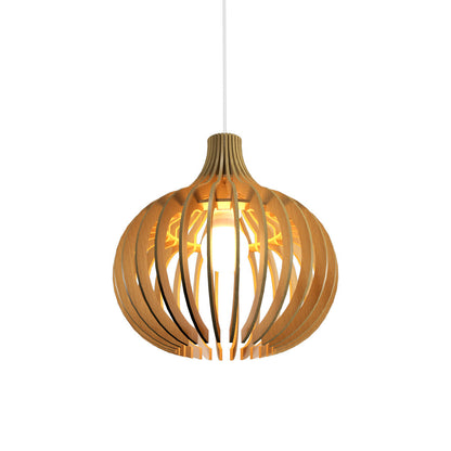 Stecche Di Legno 1182 Pendant Light in Organic Gold.