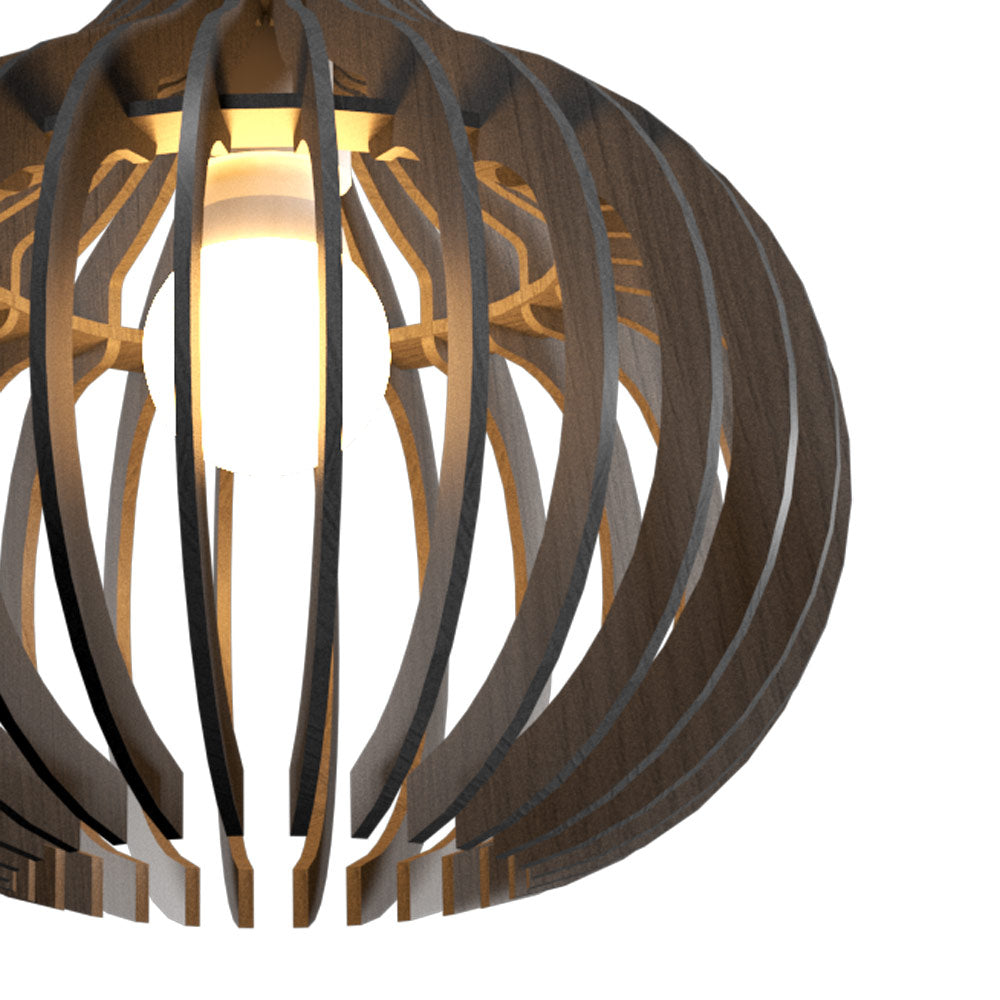 Stecche Di Legno 1182 Pendant Light in Detail.