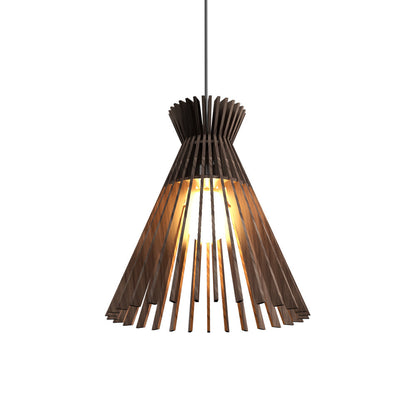 Stecche Di Legno 1183 Pendant Light in American Walnut.