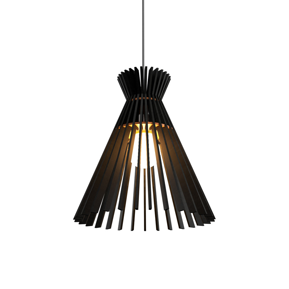 Stecche Di Legno 1183 Pendant Light in Charcoal.