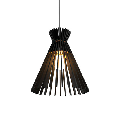 Stecche Di Legno 1183 Pendant Light in Charcoal.