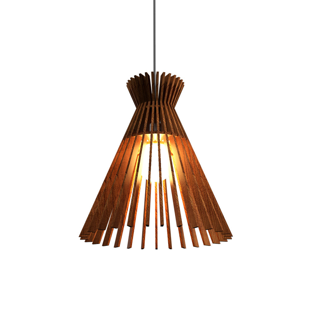 Stecche Di Legno 1183 Pendant Light in Imbuia.