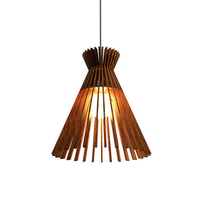 Stecche Di Legno 1183 Pendant Light in Imbuia.