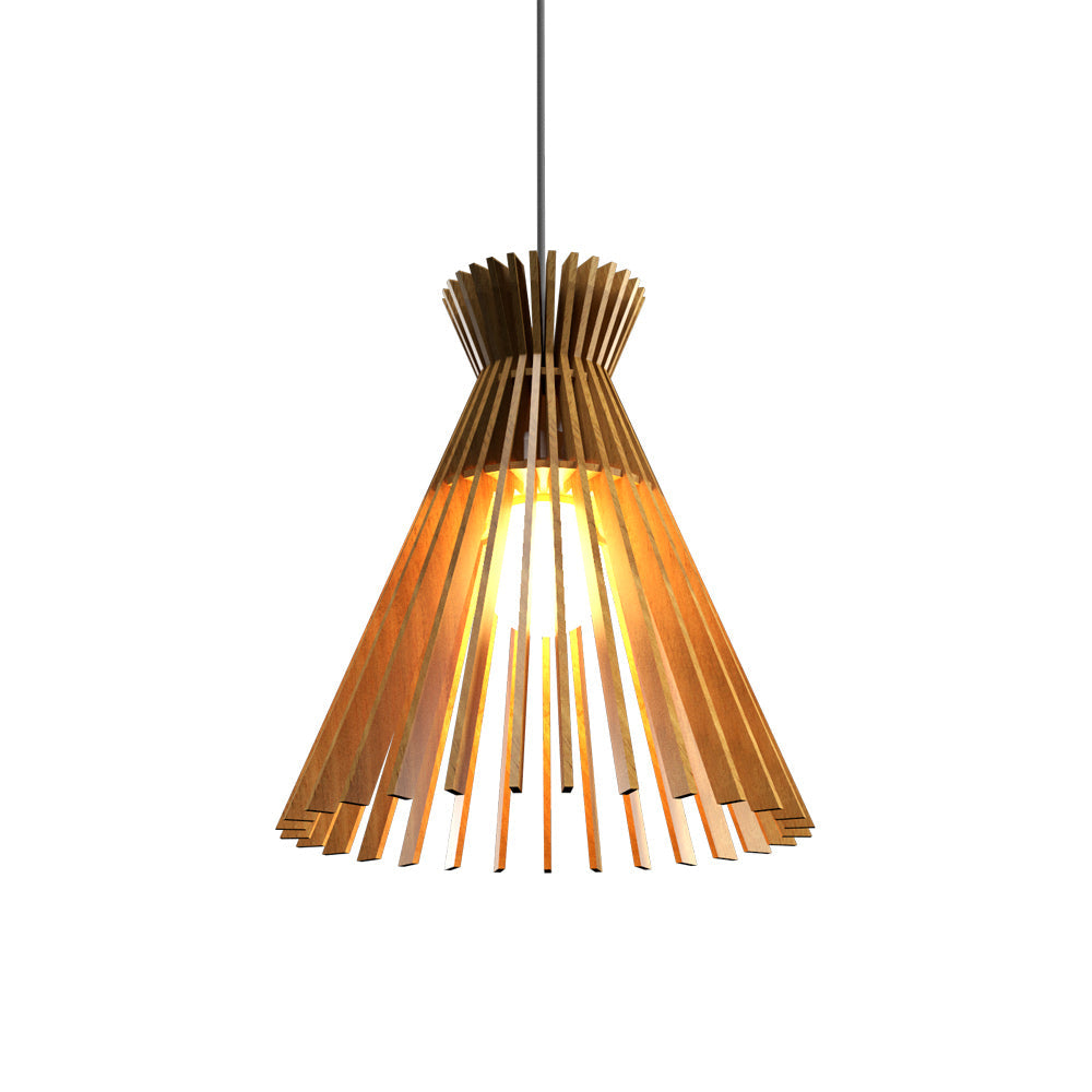 Stecche Di Legno 1183 Pendant Light in Louro Freijo.