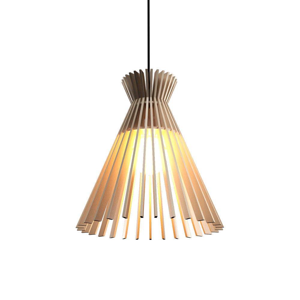 Stecche Di Legno 1183 Pendant Light in Organic Cappuccino.