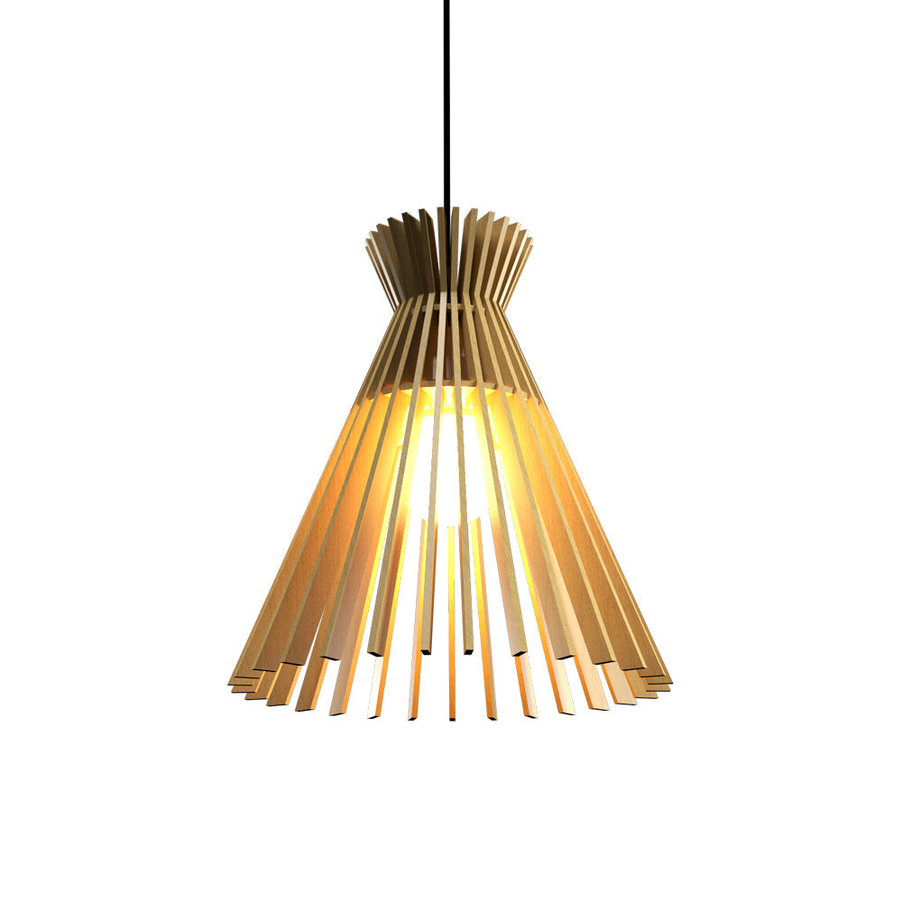 Stecche Di Legno 1183 Pendant Light in Organic Gold.