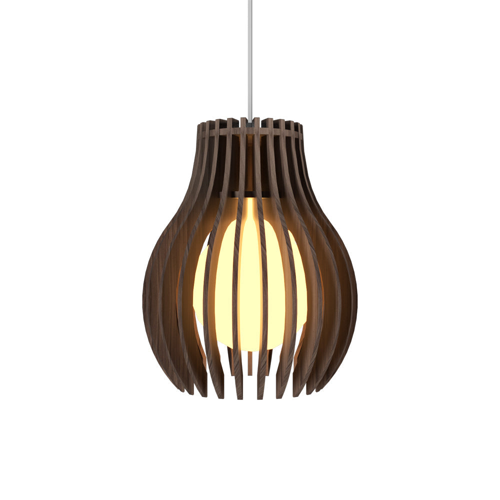 Stecche Di Legno 1236 Pendant Light in American Walnut.
