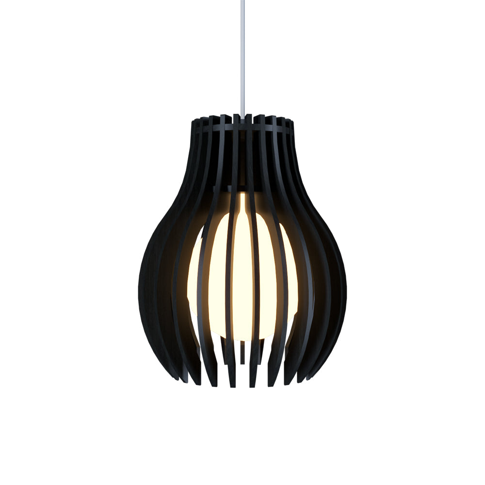 Stecche Di Legno 1236 Pendant Light in Charcoal.
