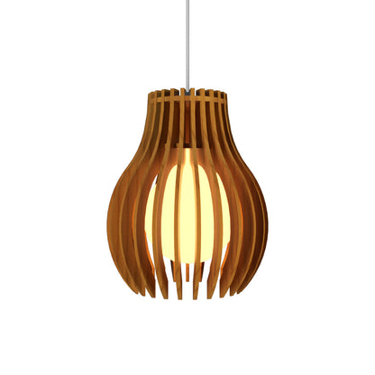 Stecche Di Legno 1236 Pendant Light in Teak.