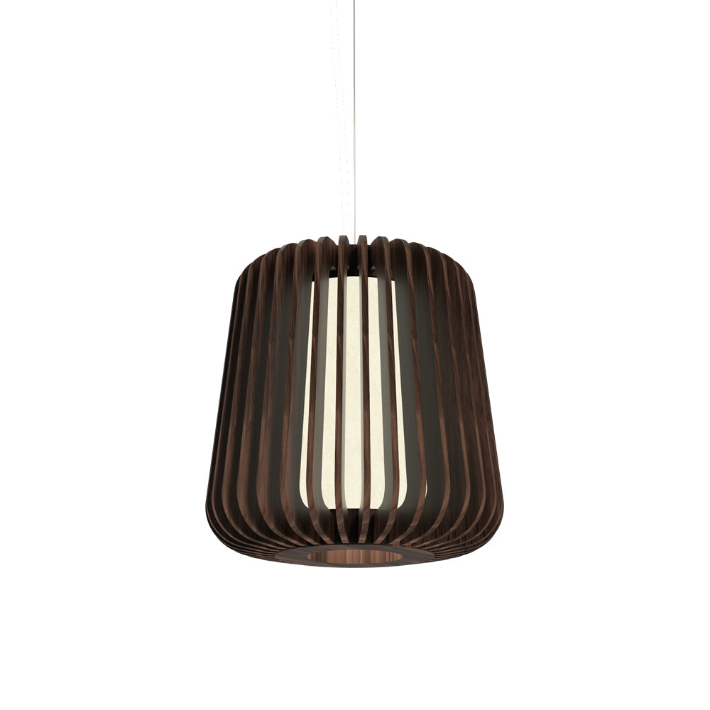 Stecche Di Legno 142 Pendant Light in American Walnut (7.87-Inch).