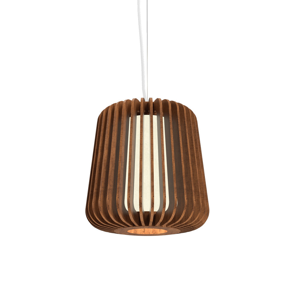 Stecche Di Legno 142 Pendant Light in Imbuia (7.87-Inch).