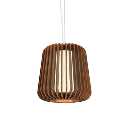 Stecche Di Legno 142 Pendant Light in Imbuia (7.87-Inch).