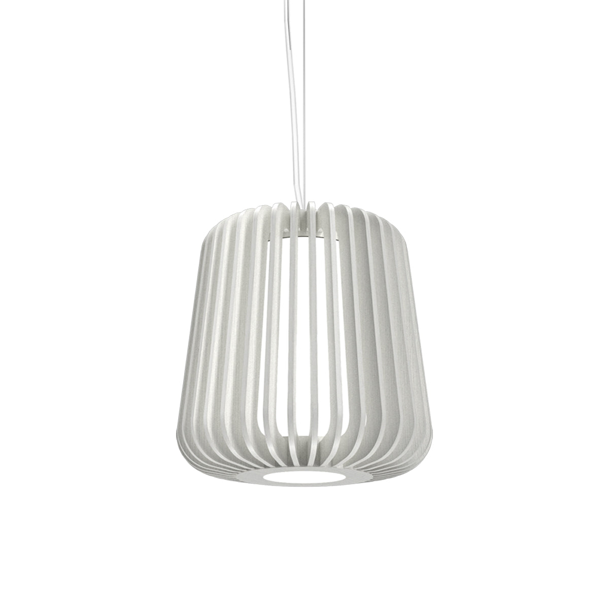 Stecche Di Legno 142 Pendant Light in Organic White (7.87-Inch).