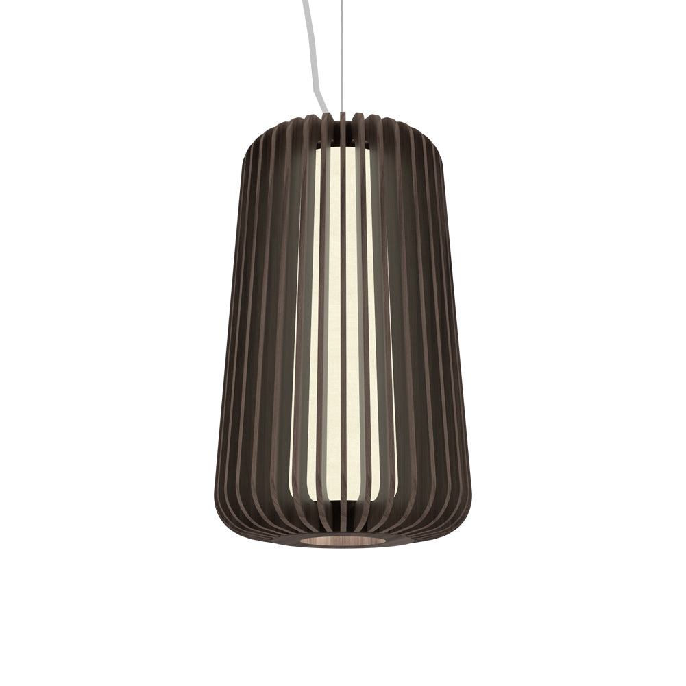 Stecche Di Legno 1427 Pendant Light in American Walnut (7.87-Inch).